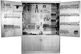 Electronics/Electricity Tool Locker With Tools