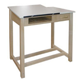 Hann Drawing Table - 2 Piece Fixed Top