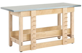 Diversified Woodcrafts Glue and Stain Bench Without Casters - 60"W x 24"D x 32"H