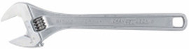 Channellock Adjustable Wrench, 8"L, 1-1/8" Max Opening
