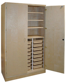 Hann General Purpose Storage Cabinet - 48"W x 22"D x 84"H