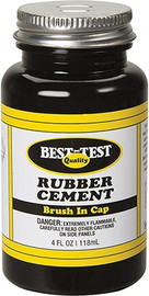 Best-Test Rubber Cement - 4 oz.