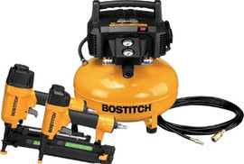 Bostitch Combo Kit - Brad Nailer, Finish Nailer and Compressor - 18 Gauge