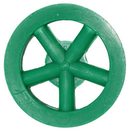 Front Spoke Dragster Wheels With Spokes, Green, pkg/100