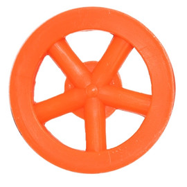 Front Spoke Dragster Wheels With Spokes, Orange, pkg/100