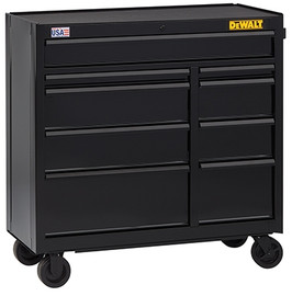 DeWalt 9-Drawer Rolling Tool  Cabinet - 40-1/2"W x 18"D x 40-1/2"H