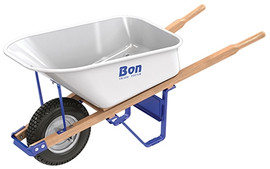 Bon Steel Tray Wheelbarrow - 6 Cu Ft.