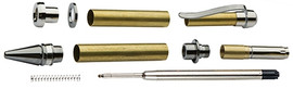 Rockler Cuban Pen Hardware Kit, Platinum