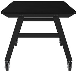 Diversified Woodcrafts A-Frame Table - Black Frame, 1-1/4" Laminate Surface Top - 60"W x 36"D x 36"H