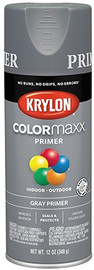 Krylon COLORmaxx Spray Primer, Gray, 12 oz.