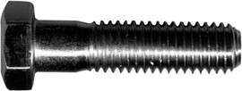 Hexagon Head Steel Cap Screws - Grade 2, 1/4"-20 x 1/2", Box/100