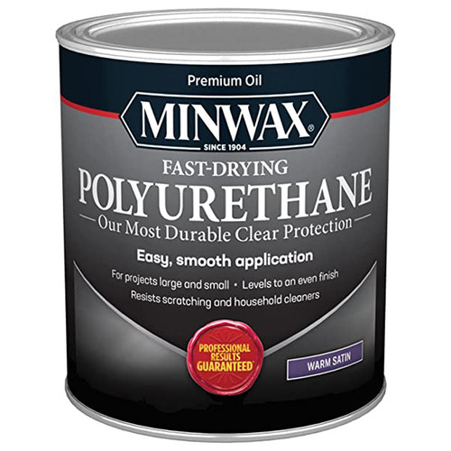 Minwax Fast Drying Polyurethane, Satin, Quart