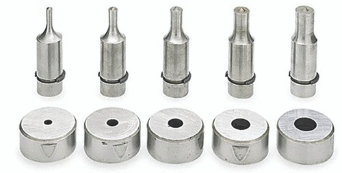 METALpro Round Punch & Die Set, 5pc