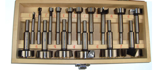 Alfa Forstner Bit Set - 16 Piece, 1/4" to 2-1/2" x 8th's