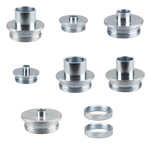 Porter Cable Guide Bushings - 7 Guides & 2 Locknuts