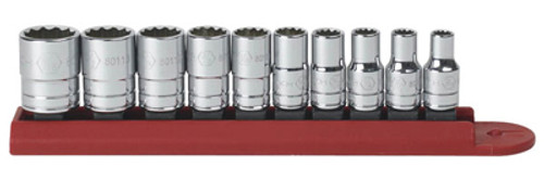 Gearwrench 1/4" Drive Socket Set - Fractional - 10 Piece, 12 Pt