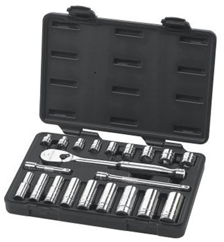 Gearwrench 3/8" Drive Fractional Socket Set - 21 Pieces