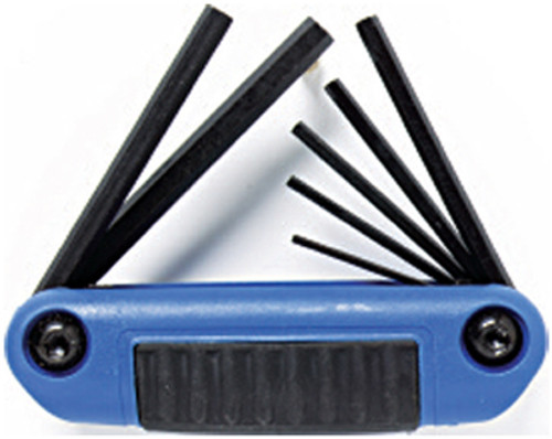 Proto Folding Hex Key Wrenches, Metric, 1.5 - 6mm, 7 sizes