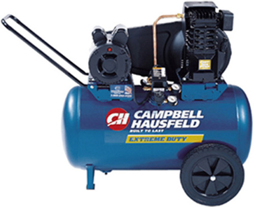 Campbell Hausfeld Air Compressor, 2HP/20Gal, 2 Cylinder, Horizontal