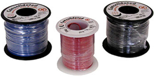Type MW Hook-up Wire, 100'- Solid 20 AWG, Red