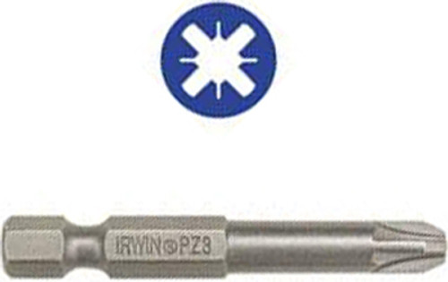 Alfa Pozidriv 1/4" Hex Power Screwdriver Bit - #1 Phillips/2" OAL