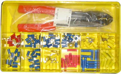 Solderless Terminal Kit - Electrical - Insulated - Assorted