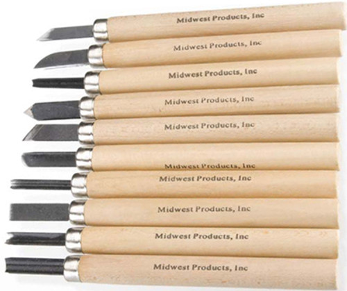 Midwest Wood Carving Knife Set -10pc