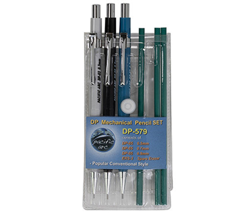 Pacific Arc Traditional Mechanical Pencils, Set/3