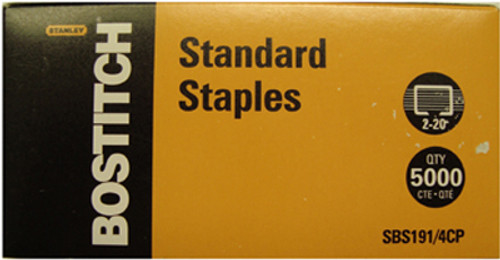 Staples, Standard Size, Box/5M