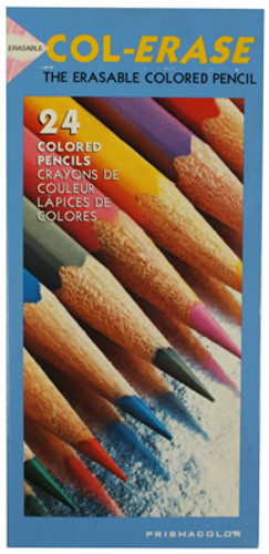 Prismacolor Col-Erase -  Pencil Eraser Tipped - 24 Colors