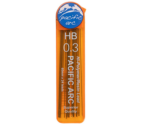 Pacific Arc Super High-Polymer Super Leads- .3mm/HB-Med, Tube/24