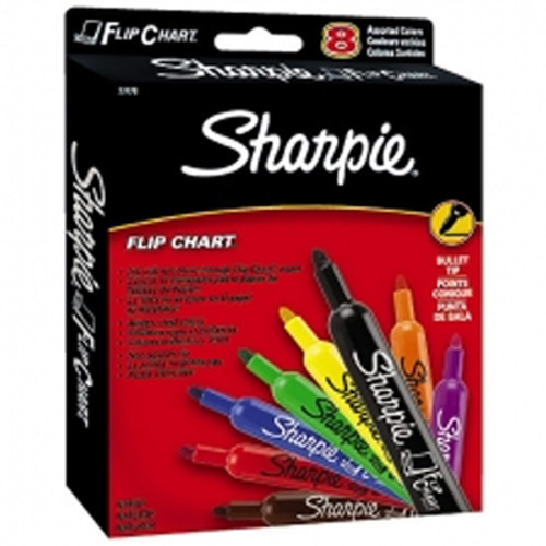 Sanford Sharpie Flip Chart Marker - Set 8