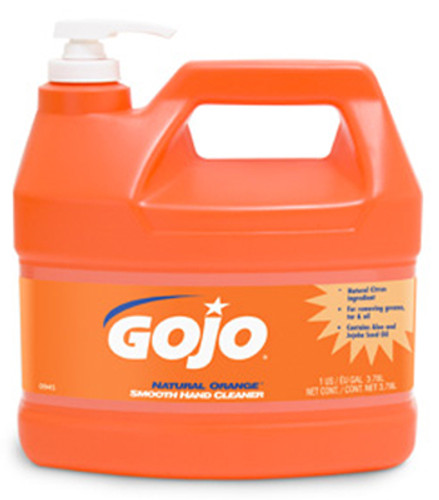 Gojo Hand Cleaner - Orange - Smooth - Pump Bottle - Gallon