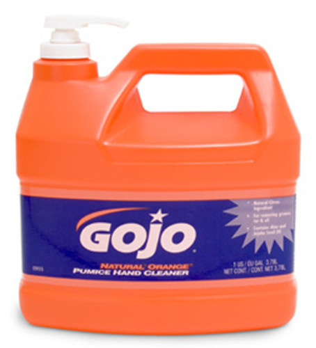 Gojo Hand Cleaner - Orange - Pumice - Pump Bottle - Gallon