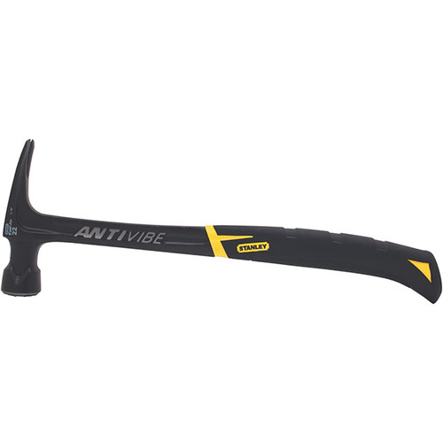 Stanley Fatmax Antivibe Framing Hammer, Milled Face, 22 oz. Rip Claw