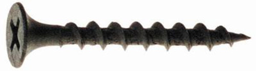 General Purpose Coarse Thread Drywall Screws, 6 x 1-1/4", Box/100