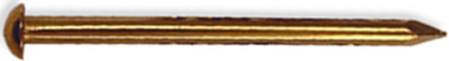 Brass Finish Escutcheon Pins, 1/2" x 18 GA (approx 323)