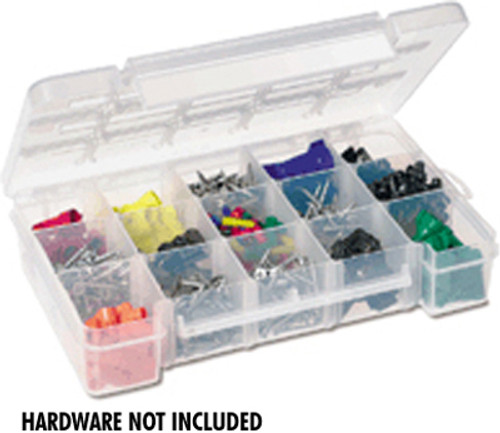 Akro- Mils Storage Cases - 2 Fixed Dividers 18 Compartments