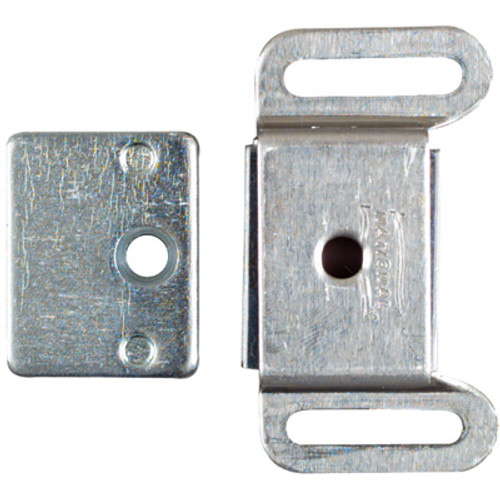 The Hillman Group Magnetic Catch - White, 1/2" x 2" x 1-1/8"