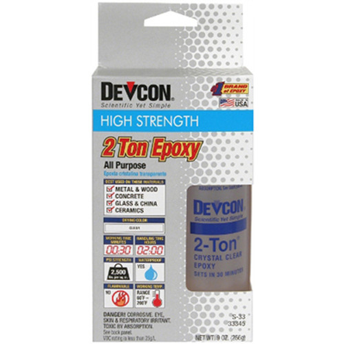 ITW Devcon 2-Ton Epoxy - 2-Ton, Clear