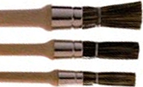 Linzer Round Glue Brushes, Size 6, 1/2" Dia, 1-5/8" Bristle Brush