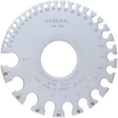 General Wire Gauge - 0 - 36 Gauge - American Standard