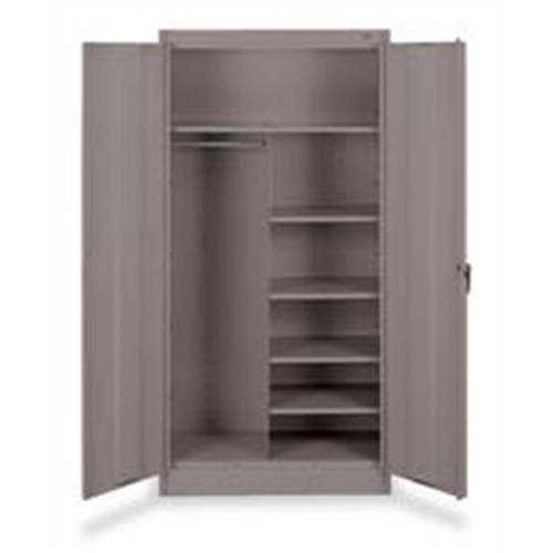 Tennsco Storage Cabinet  - 36" W x 24" D x 72" H, Set Up