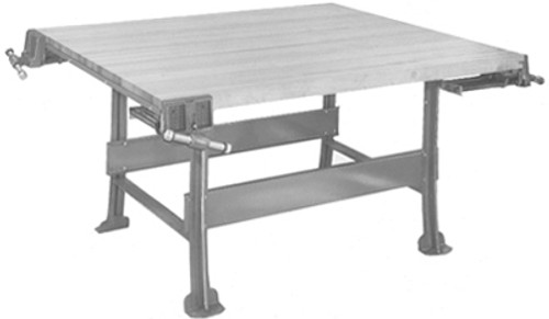 Montisa  2-Station Open Base Bench  - without Vises, Maple Top