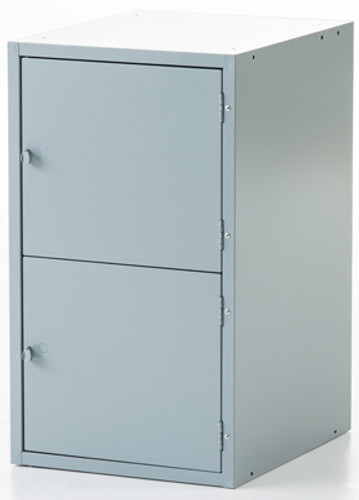 Montisa  Base Cabinets - 2-Locker (18AB), Gray