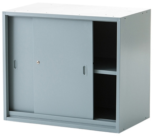 Montisa  Base Cabinet - Sliding, Lockable Door - Astro Gray - 36"W x 21"D x 31"H