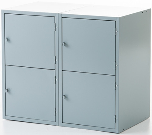 Montisa  Base Cabinets - 4-Locker (36AB), Gray