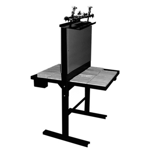 Greene Manufacturing Gas Welding Bench - 2-Station/With Manifold & Shut-Off Valves