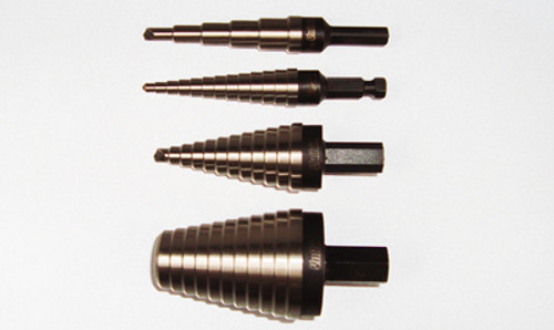 Irwin Unibit High Speed Steel Step Drill Set - Four Piece Set