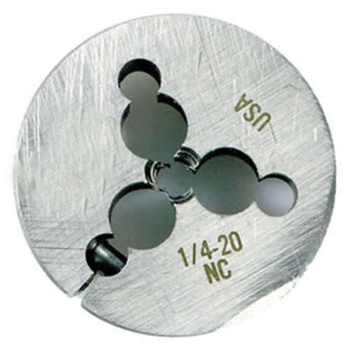 Alfa 1" O.D. Round Die Adjustable Split Carbon Steel - NC - 1/4-20